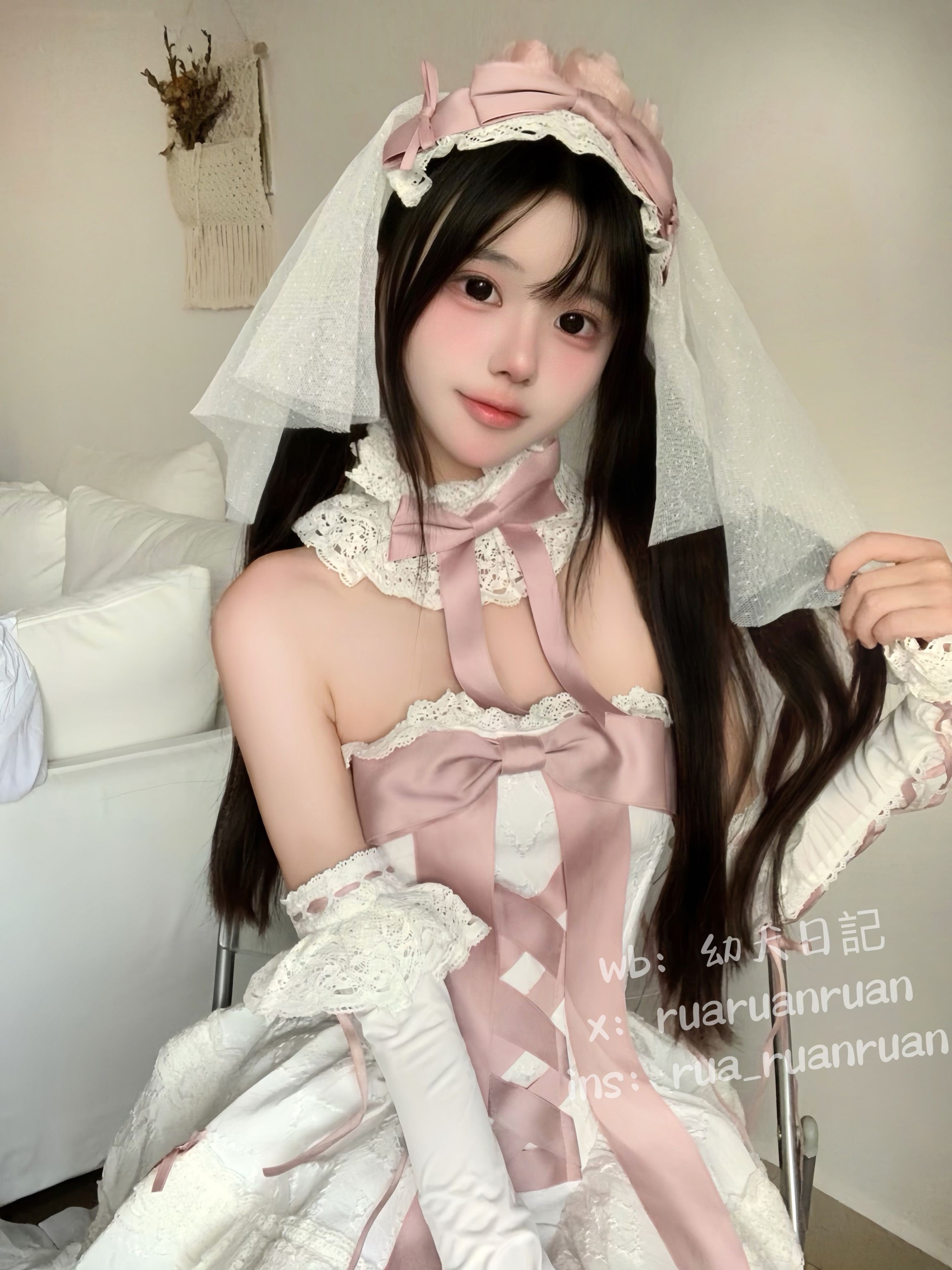 图片[1]-rua阮阮 – NO.016 初恋缎带[18P]-XikXak